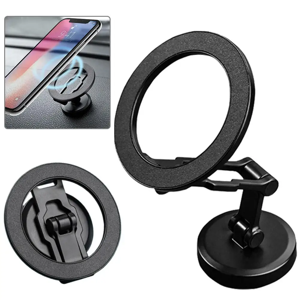 

New Multi-functional Rotating Car Phone Holder Navigation Support Frame Metal Foldable Model Car Navigation Folding Phone Case