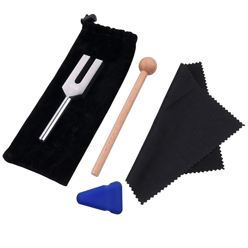 C 4096 HZ Tuning Fork Set Sound Therapy For Healing Chakra,Keep Body,Mind And Spirit In Perfect Harmony