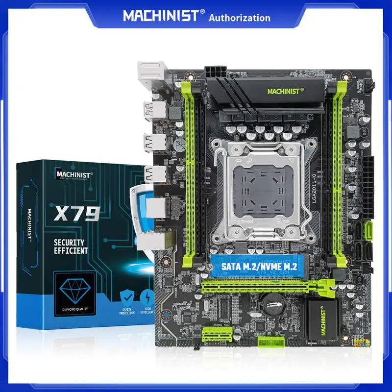 Go! MACHINIST X79 Desktop Motherboard Support LGA 2011 Xeon E5 CPU Processor DDR3 RAM Memory Four Channel X79 V2.82H