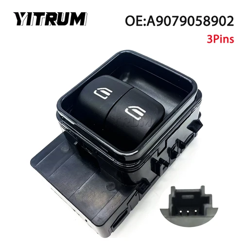 Imagen 2 del producto YITRUM A 9079050504 A 9079058902 Botón de Control del interruptor de la ventana principal del poder para mercedes-benz Clase A Sprinter 3.5T Van 907 910