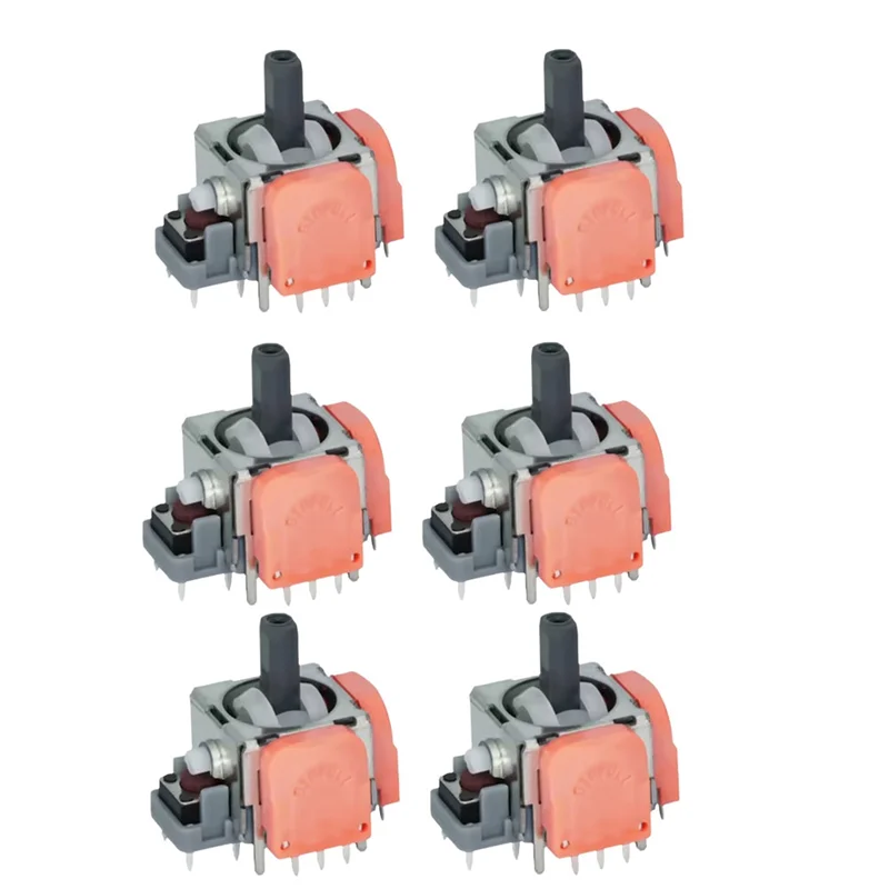6Pcs 2Gen TMR Hall Magnetic Joystick Fit PS5 Gamepad Electromagnetic Sensing Controller Repair Replacement Hardware