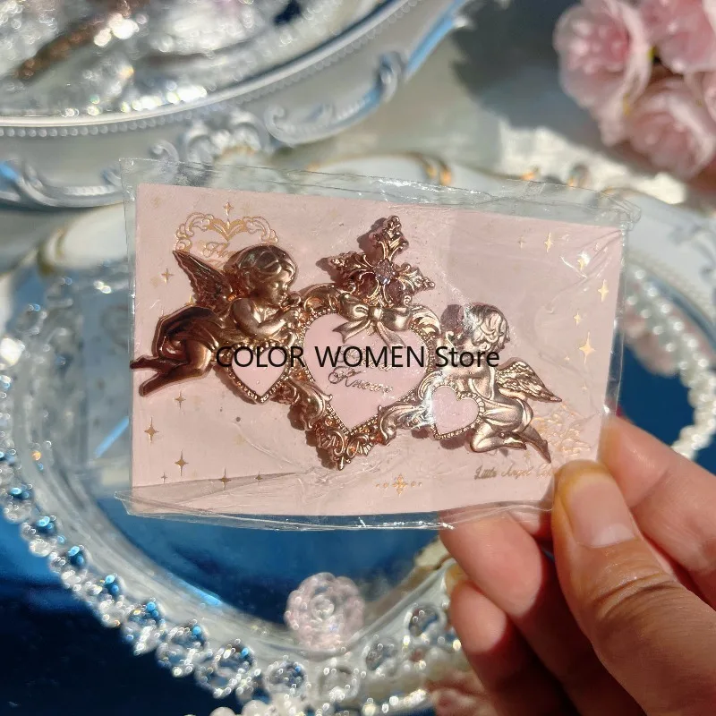 Flower Knows Little angel outfit with a pair of little angel hair clips