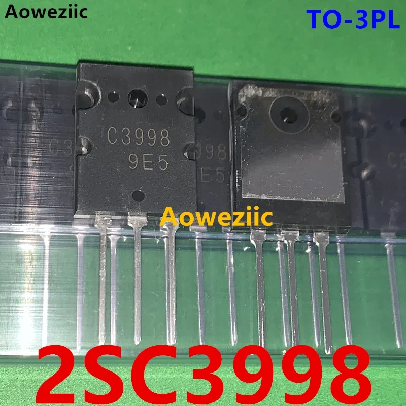 2PCS C3998 2SC3998 Ultrasonic Mask Machine High Power Transistor TO-3PL Large Chip 25A/1500V