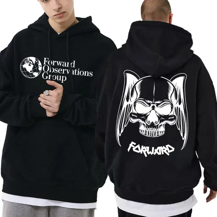 

Forward Observations Group Skeleton Graphic Print Hoodie Male Vintage Harajuku Hoodies Men Casual Streetwear Gothic Sweatshirt