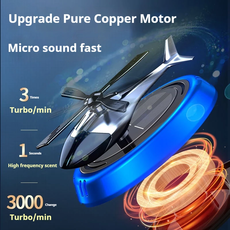 Ambientador de ar para carro movido a energia solar, modelo de aeronave decorativa, perfume para painel de carro, ornamento de longa duração, brinquedo transfronteiriço