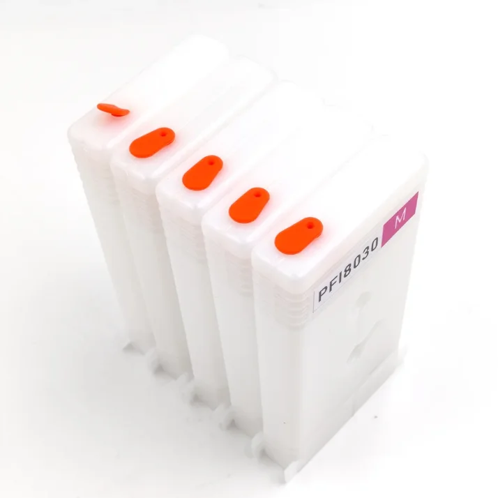 1Set 5PCS PFI-030 Refillable Empty Ink Cartridge No Chip for Canon TM-240 TM-340 TA-20 TA-30 80ML/PC