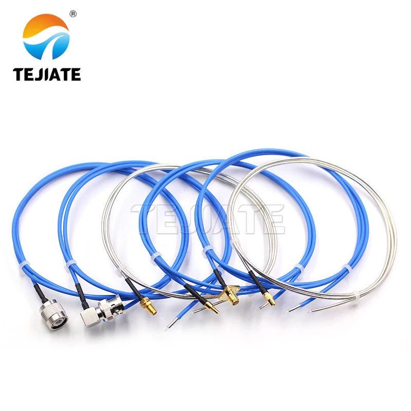 1M RG405 شبه مرنة 086 RF الطائر BNC TNC N SSMA SSMB SSMC SSMP الذكور والإناث خط رأس واحد