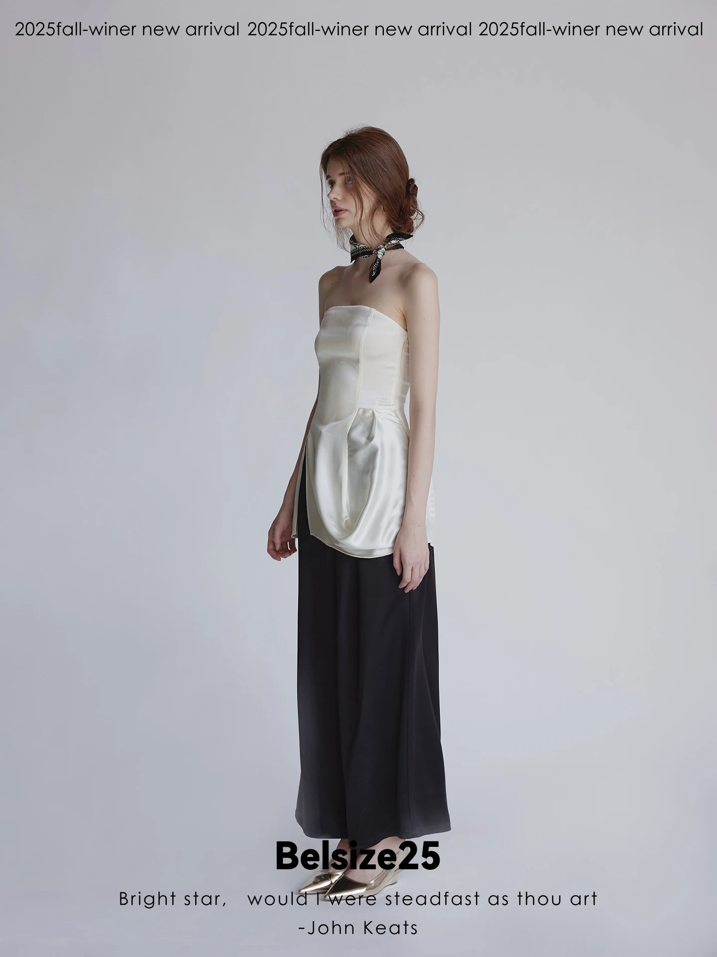 

Belsize25 Silent Mode Series Floor-Length Satin Pants Acetate Pearlescent Drapey Ele Women's Formal Trousers