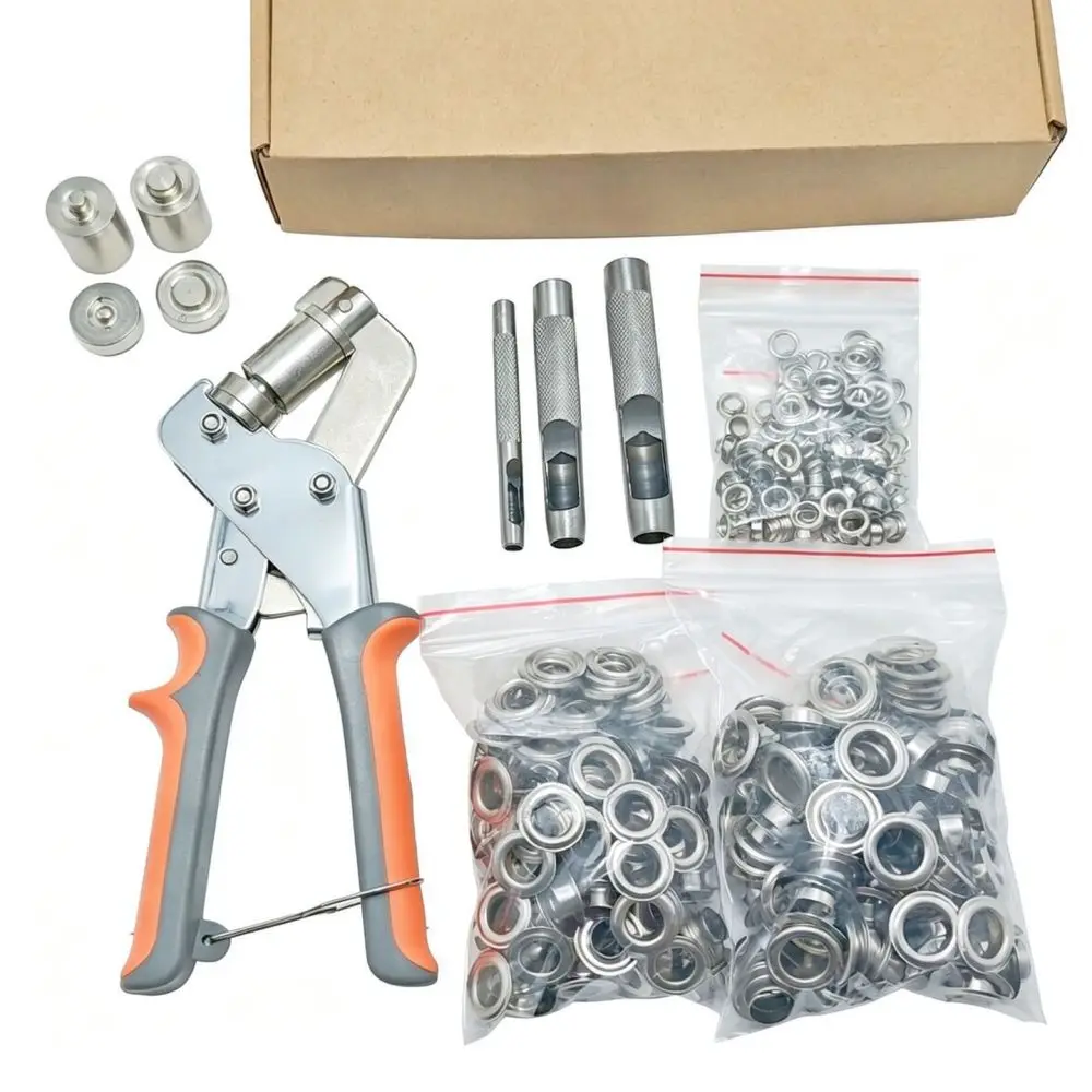 Durable Grommet Punch Plier Kit Multi Size Eyelet Setting Tool For Clothing Leather Bag Canvas Repair Hardware Kit