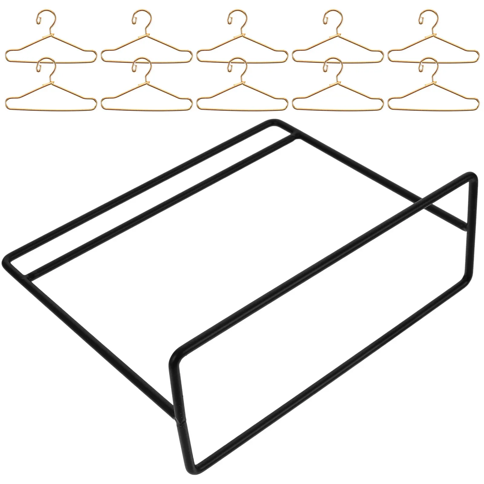 

Набор миниатюрных металлических вешалок для кукольного домика: элегантное и аккуратное решение для хранения и демонстрации миниатюрной мебели в офисе