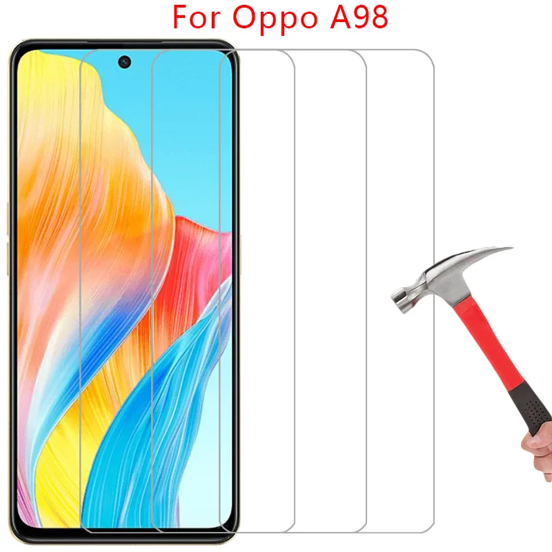 tempered glass for oppo a98 5g phone case on oppoa98 a 98 98a a98case back cover 360 coque opo opp oppa appo opoa98 oppa98 a985g