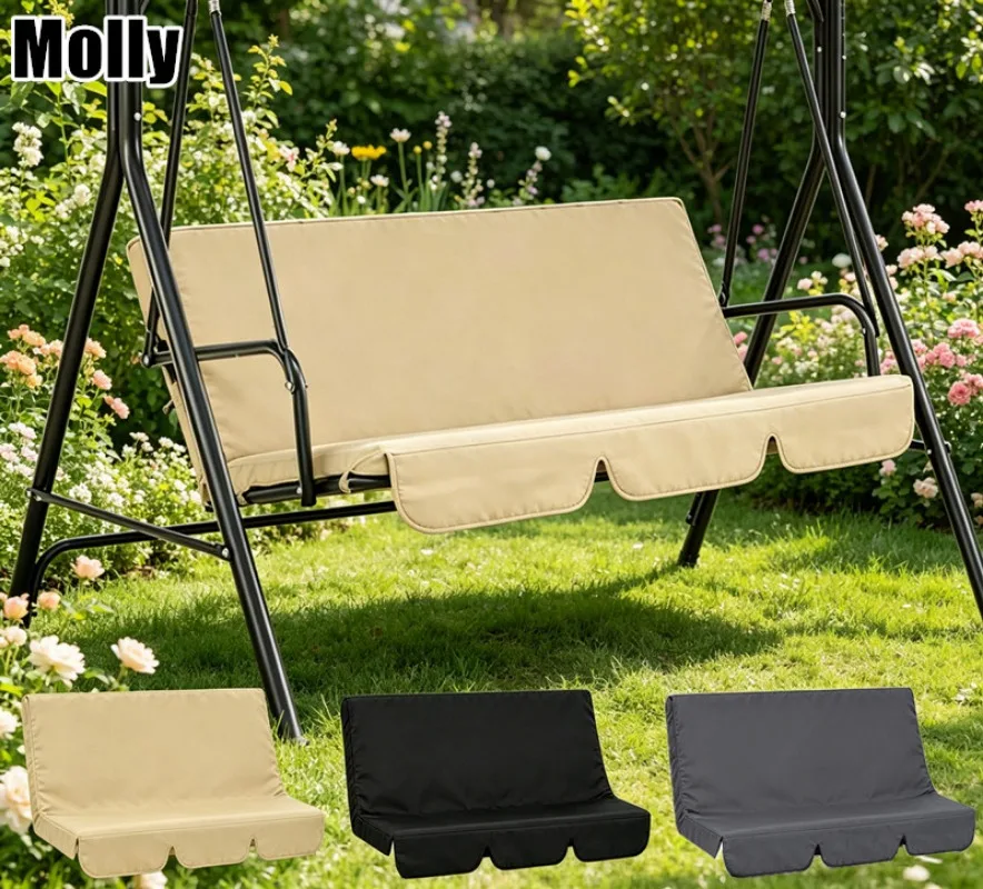 Waterproof Patio Swing Seat Replacement Covers for Outdoor Porch Garden Yard Swing Heavy Duty Canvas Swing Seat Protection Cover