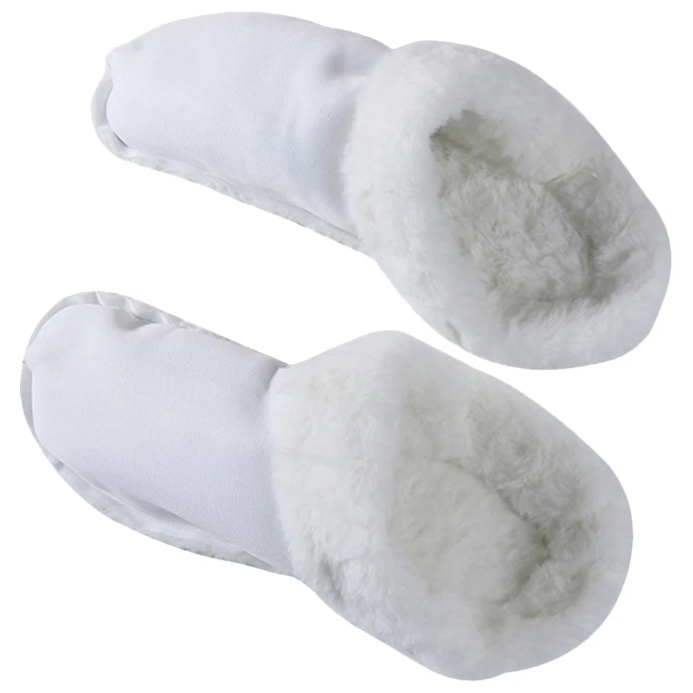 

Velvet Lined Shoe Covers Men Slippers Warm Socks Non for Women Cotton Insoles Foot Inserts Liner Lining Child
