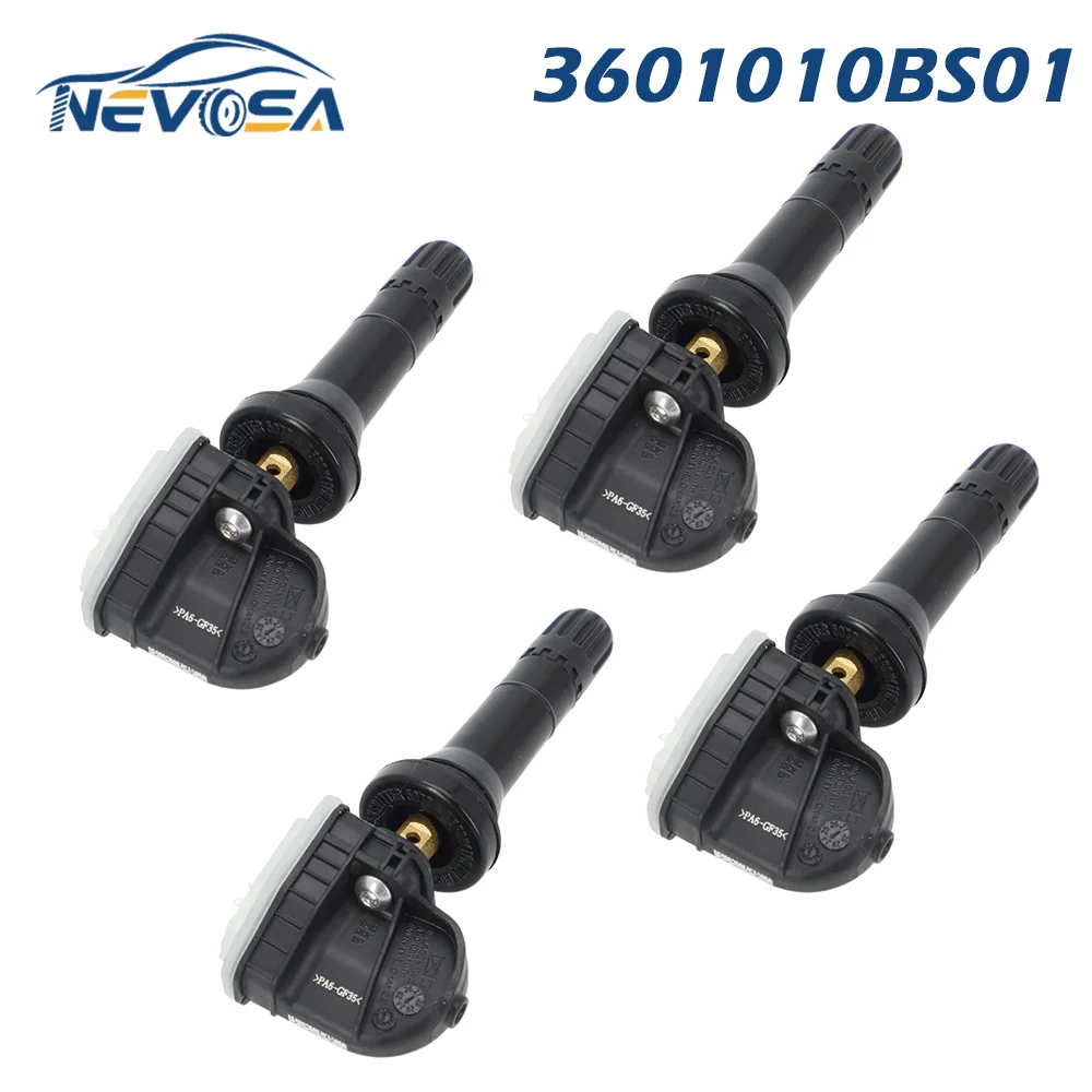 NEVOSA 3601010BS01 TPMS Tire Pressure Sensor For ChangAn CS35 Plus Hunter ALSVIN 2018/8-2023 CS85 CS95 Peugeot KP1 Landtrek 2019