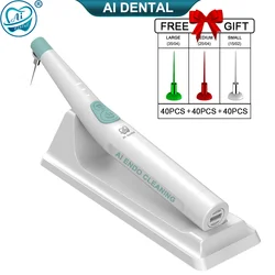 Pièce à main de moteur de système sonique d'activateur endodontique sans fil dentaire AI-Endo-CL pour le canal radiculaire/seulement AI-Tip-S15/embouts M25/L35