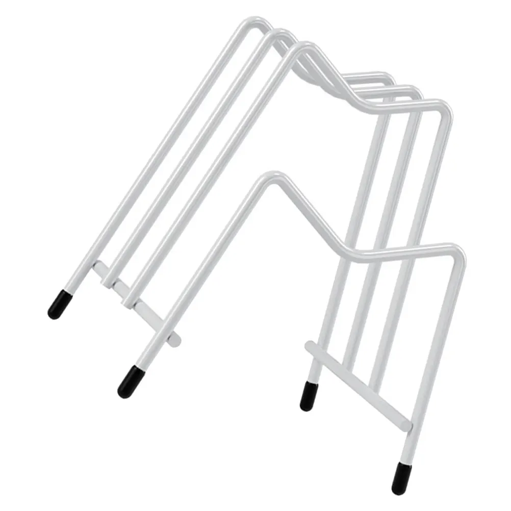 

Carbon Steel Pot Lid Storage Rack Kitchen Organizer Cutting Board Holder Stand Metal Utensil Organizer Pan Lid Stand