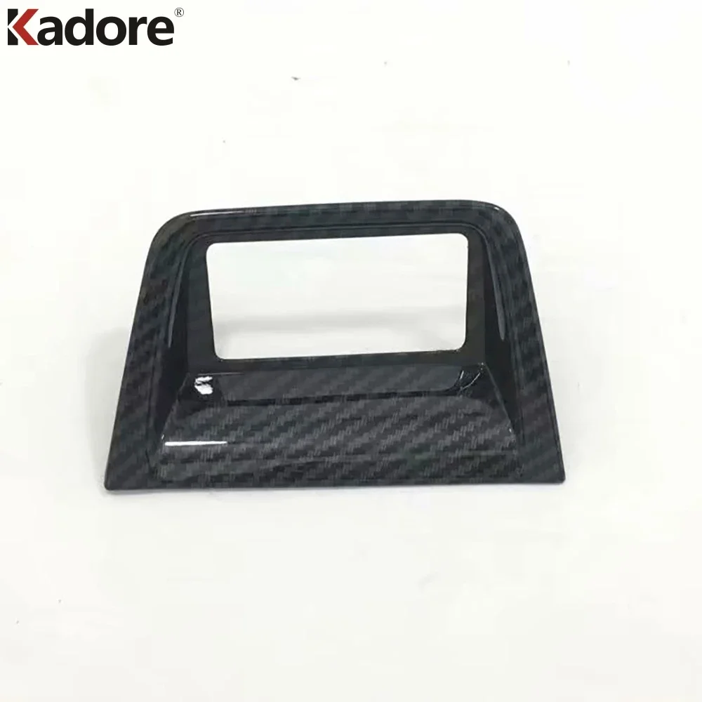 For Honda Accord 2018 2019 2020 Carbon Fiber Car Head Light Lamp Switch Button Panel Cover Trim Interior Mouldings Accessories