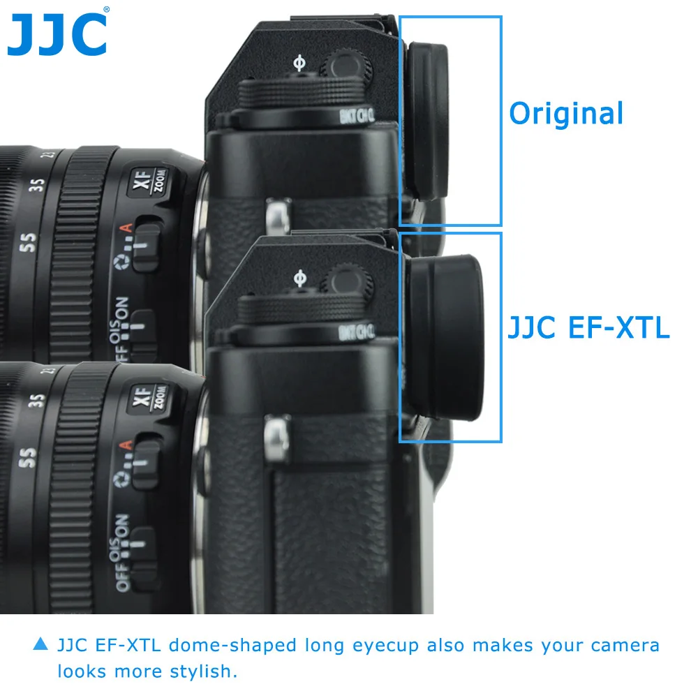 Jjc EC-XT weiches silikon okular eyecup sucher auge tasse für fujifilm X-T5 X-H2 X-T4 X-T3 X-T2 X-T1 xt4 xt3 xt2 xt1 gfx100