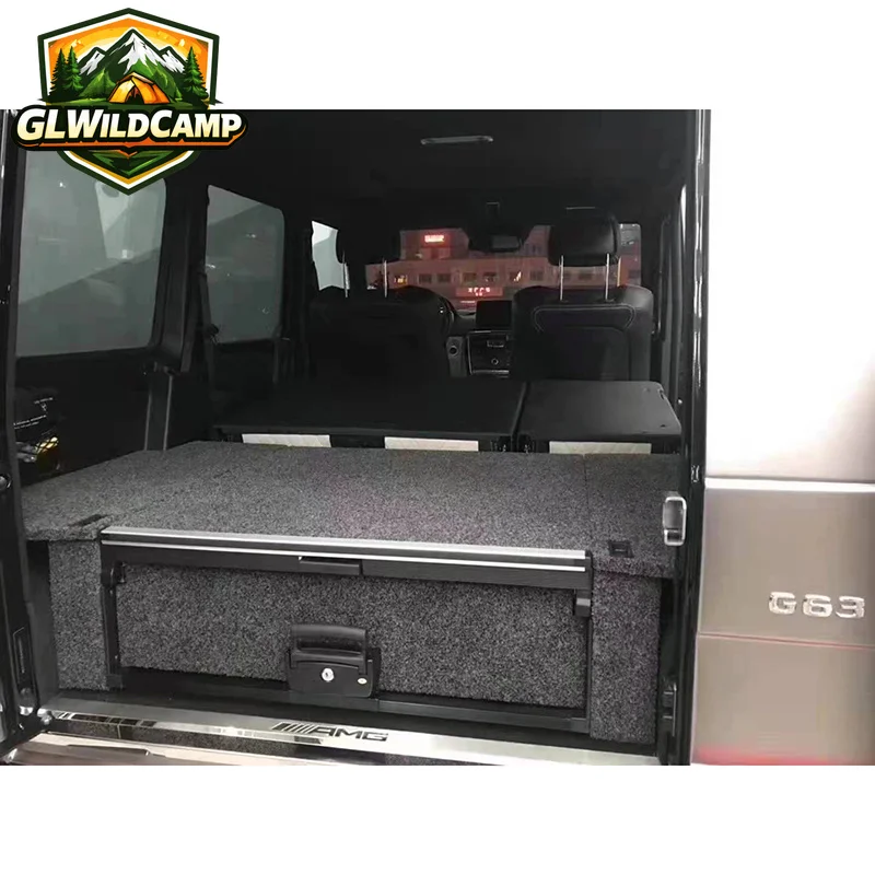Offroad Vehicle Car Cargo Drawer Slide System for Mercedes-Benz G63 Storage Tools Drawers LockFor Ram ranger hilux np300 tacoma