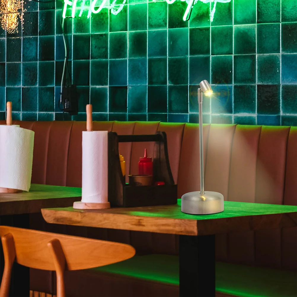 

Led Charging Table Lamp Cordless Operated Lamp Warm Light Decor For Bedroom Coffee Shop High Pole Desktop Spotlight Long