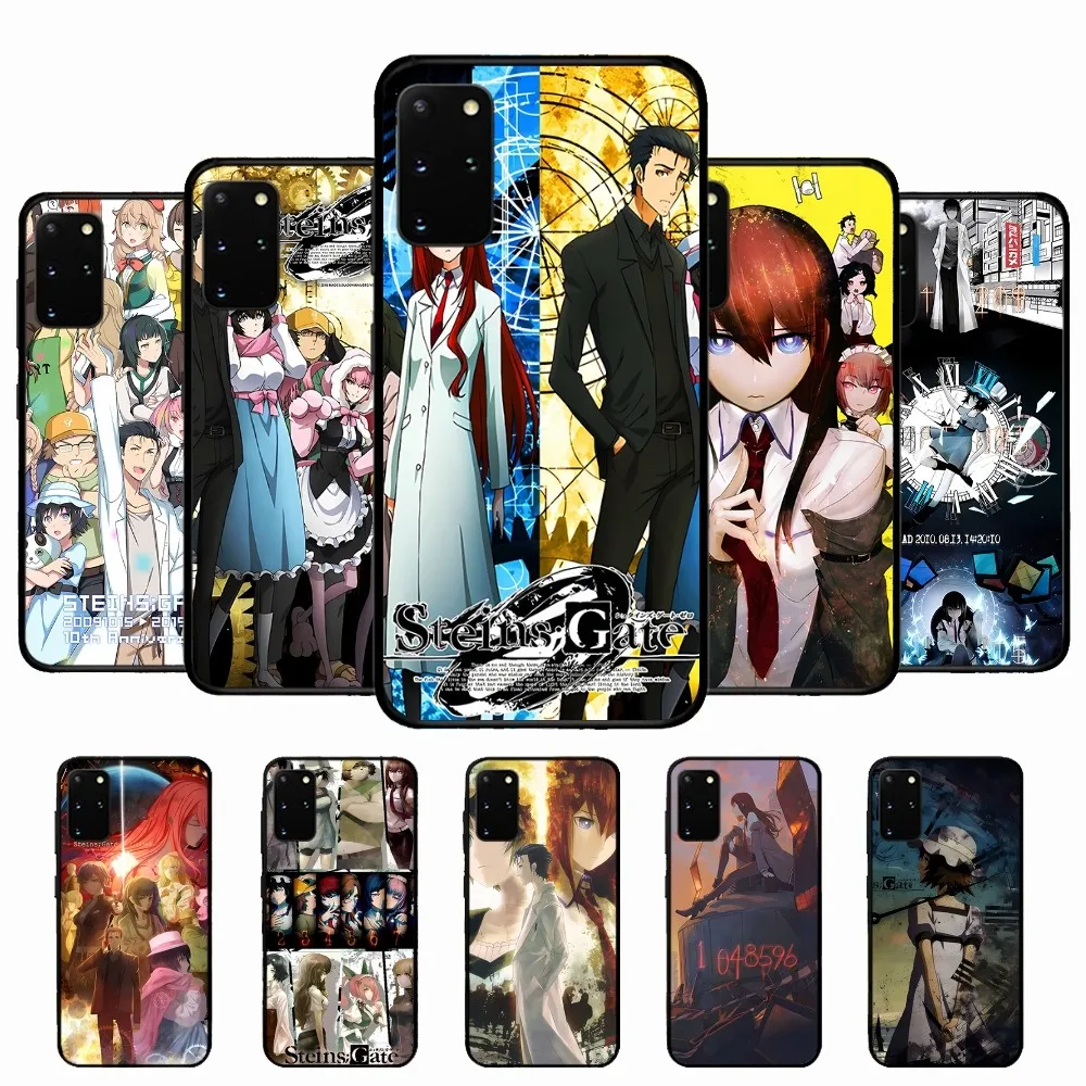 

Anime Steins Gate Phone Case For Samsung S 9 10 20 21 22 23 30 23plus Lite Ultra FE S10lite Fundas