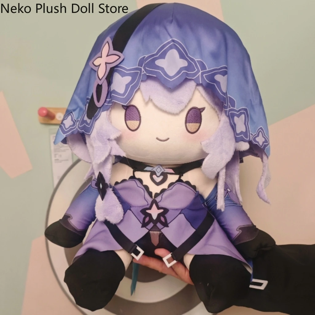 

Honkai: Star Rail Black Swan Game Anime Cosplay Plush Stuffed Cotton Cute Body Change Clothes Doll Dress Up Toys Cushion 40CM