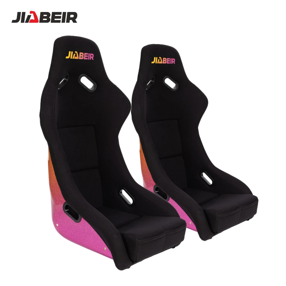 JBR1022BP Newest Fiberglass Fabric Bucket Back Car Use Racing Seats