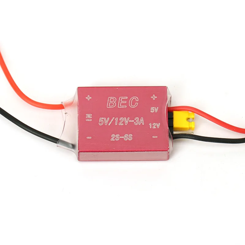 

New FPV 1.2G 5.8G image transmission BEC 12V 5V free switching, metal case UBEC 3A