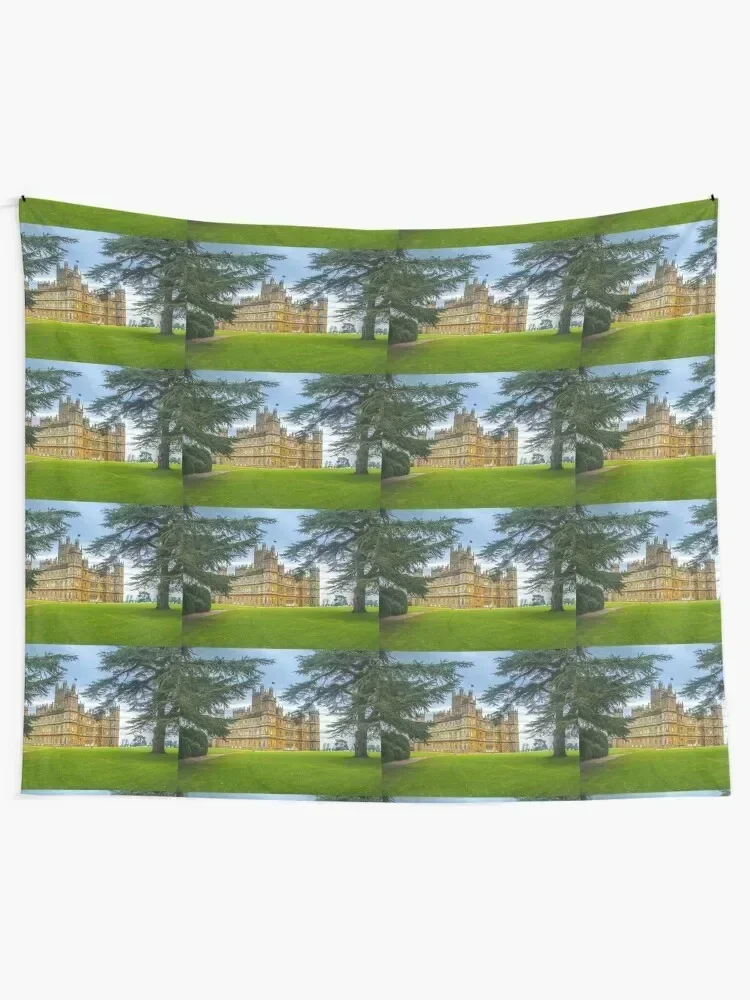 Downton Abbey - Highclere Castle Tapestry Room Decorations Aesthetics Wallpaper Bedroom Tapestry