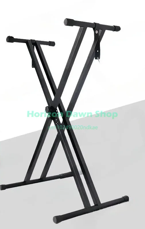 Electronic Piano X Stand Adjustable Keyboard Universal 61 76/88 Keys Portable Folding