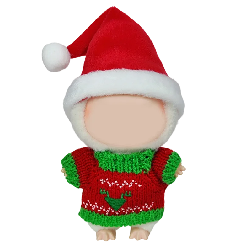 For 17cm Labubu Clothes Outfit Plush Doll Clothes - Baseball Uniform with Cap & Glove | Sports Fan Gift