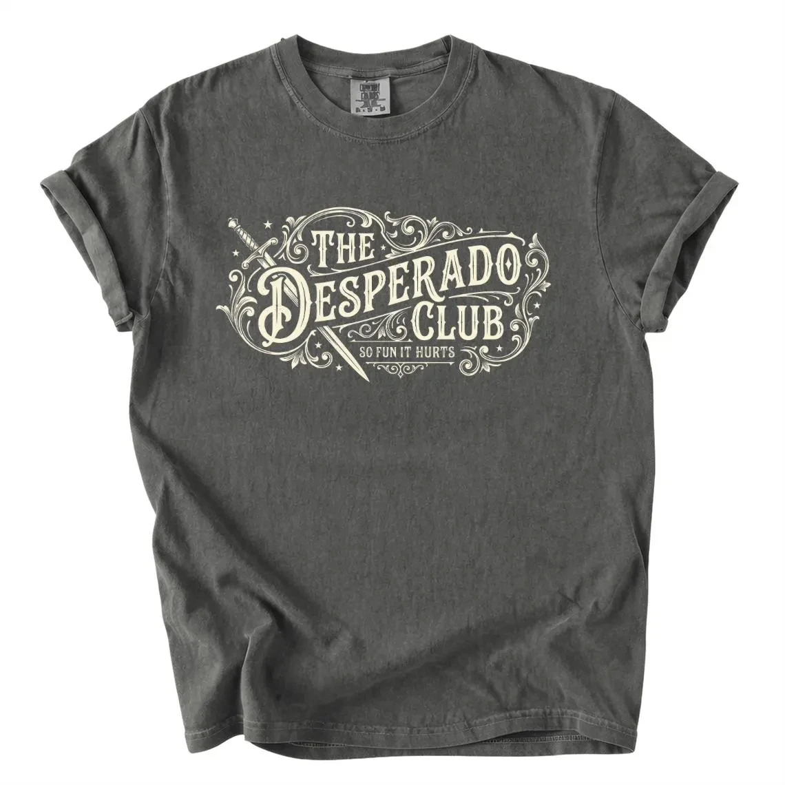 Casual Fashion - Despairers Club T-shirt, Dungeon Crawlers Karl T-shirt, Fantasy Bookstore Comfortable Color T-shirt