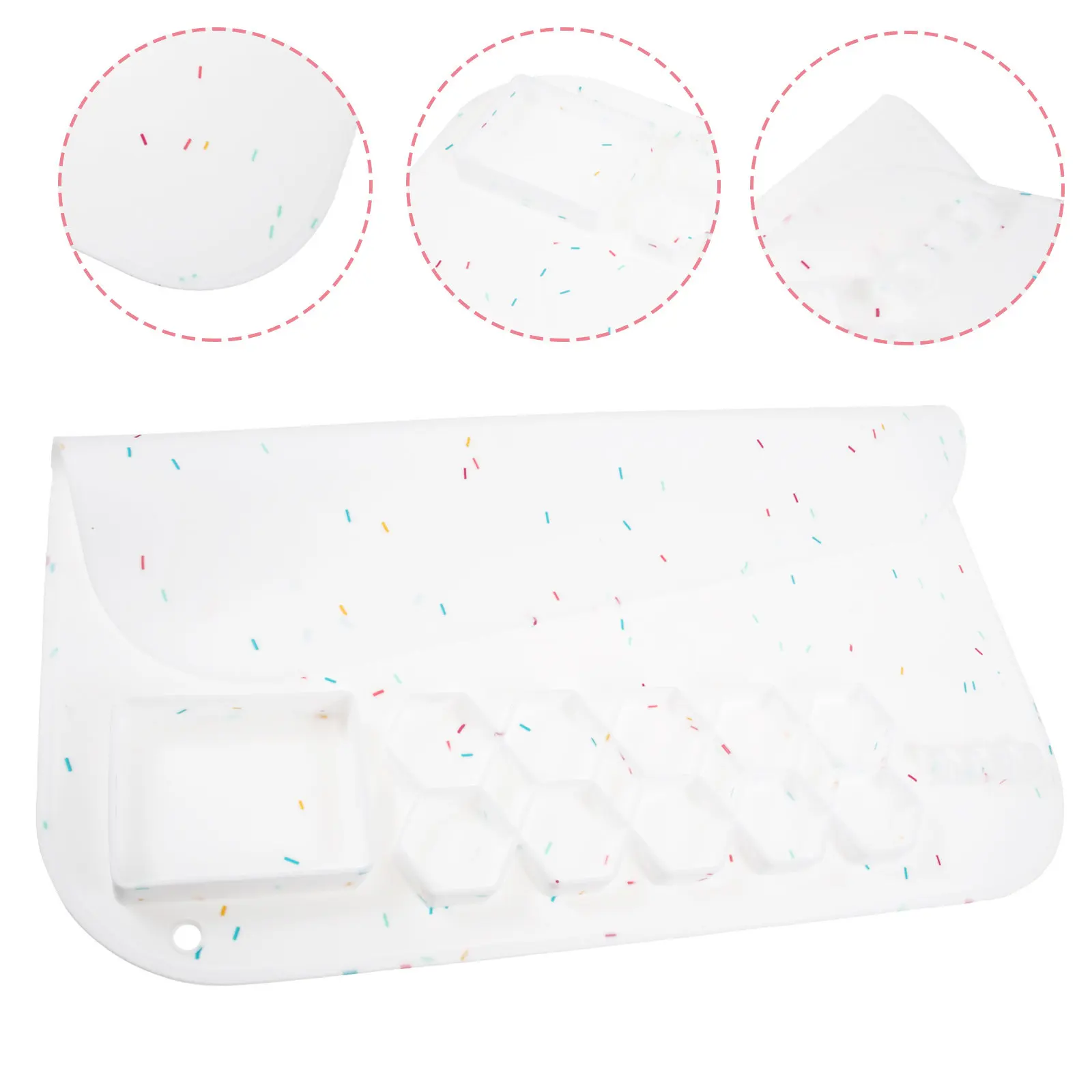

DIY Silicone Craft Mat Non-Stick Flexible Folding Painting Resin Casting Jewelry Making Epoxy Arts Crafts Mat for Kids Students