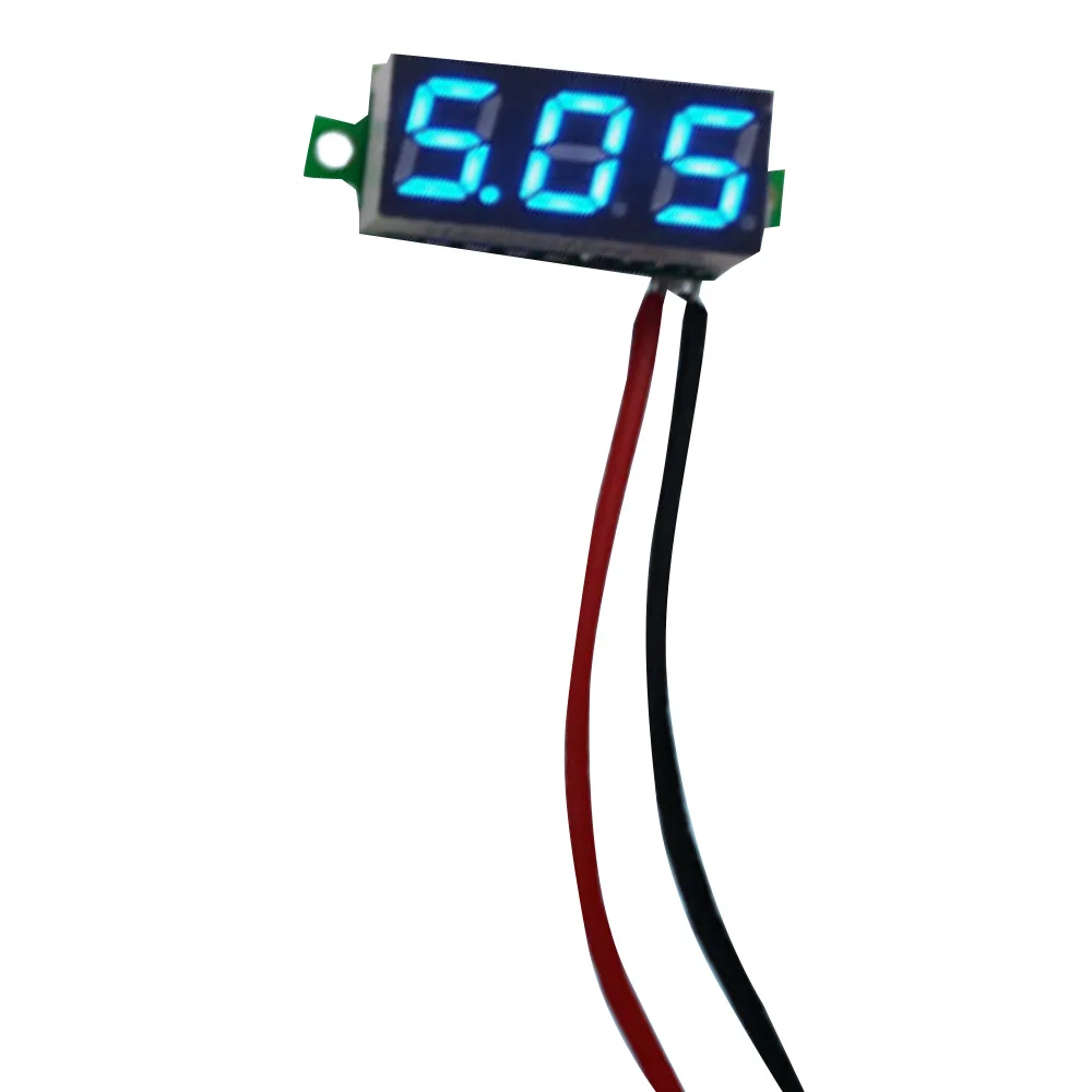 DC 2.5-30V 0.28 Inch Digital Voltmeter Voltage Meter Volt Detector Monitor Tester Panel Car