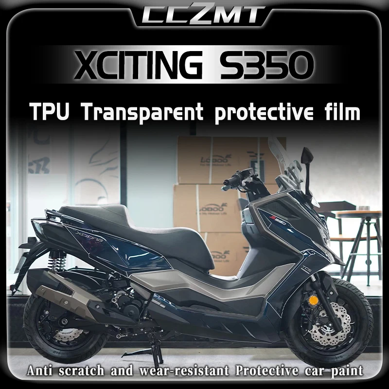 

For KYMCO Xciting S350 s350 2021 2023 Invisible Car Cover Film Transparent Protective Film Stickers Modification Accessories