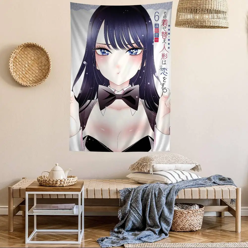 My Dress-Up Darling Marin Kitagawa Wall Tapestry - the Cosplay Enthusiast, Dreamy Room Decor for Romantic Comedy Anime Fans