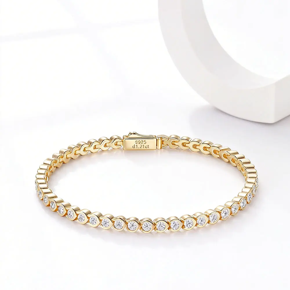 Thumbnail 3 - #80 Cheap Moissanite Tennis Bracelets Worth Buying