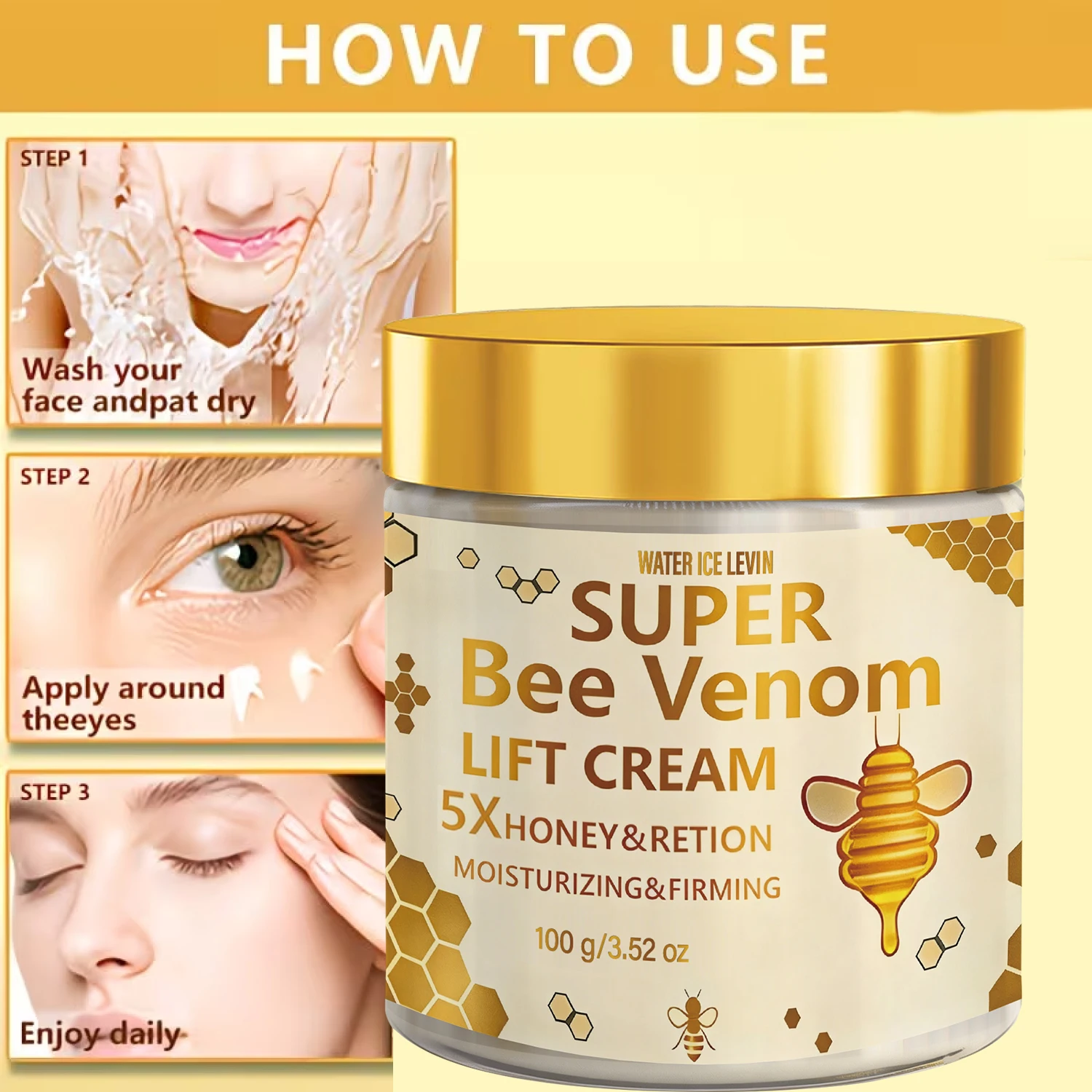 Krim Wajah Bee Venom 100g deng - Luxury Skincare Brands ulasan dan harga