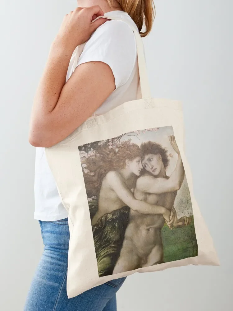 Edward Burne-Jones - Phyllis And Demophoon, 1870 Tote Bag eco bag folding canvas bags Shopper bag custom bags