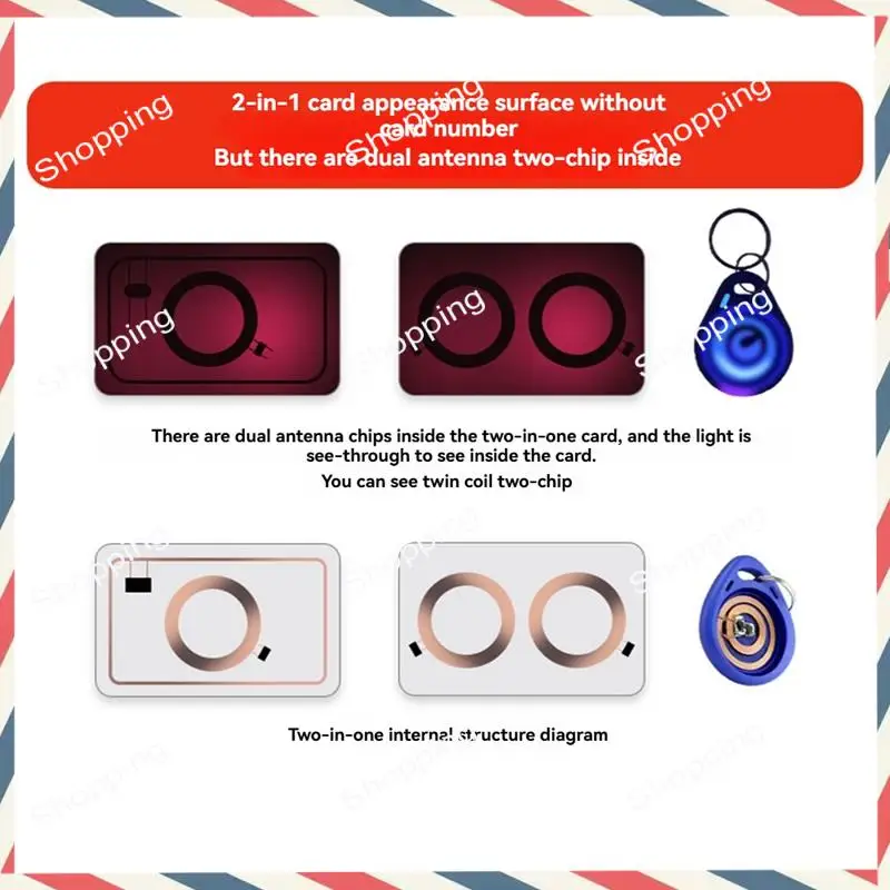 M20K 125Khz RFID Card Reader+5 Cards Kit Copier Writer Duplicator Programmer ID Card Copy EM4305 T5577 Each Writable Tags