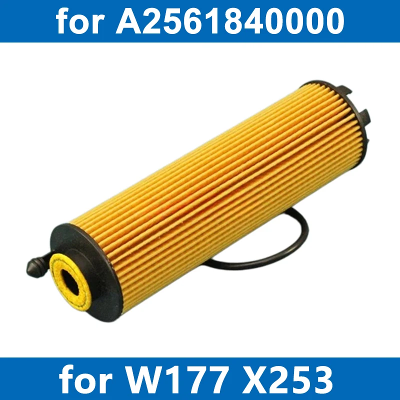 1/6/10PCS Car Oil Filter A2561840000 For W177 A180 W247 B200 W205 C300d W213 E300d W222 S320 CLA/S H247 GLA/B GLC/E/S W447 2017~