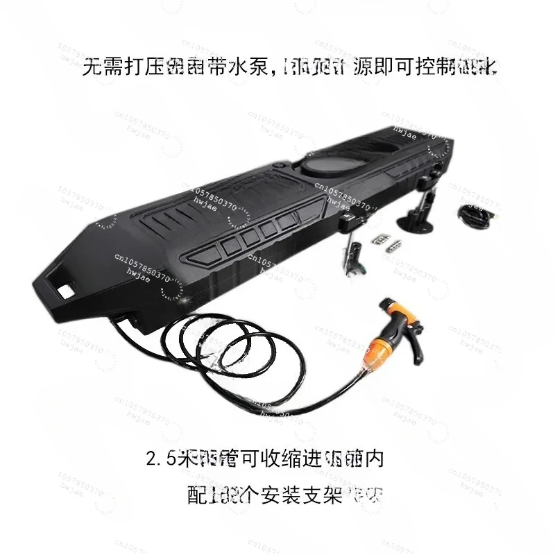 Roof Pressurized Water Tank for Cars, Outdoor Water Gun and Shower System, Ideal for Camping, SUV Modifications