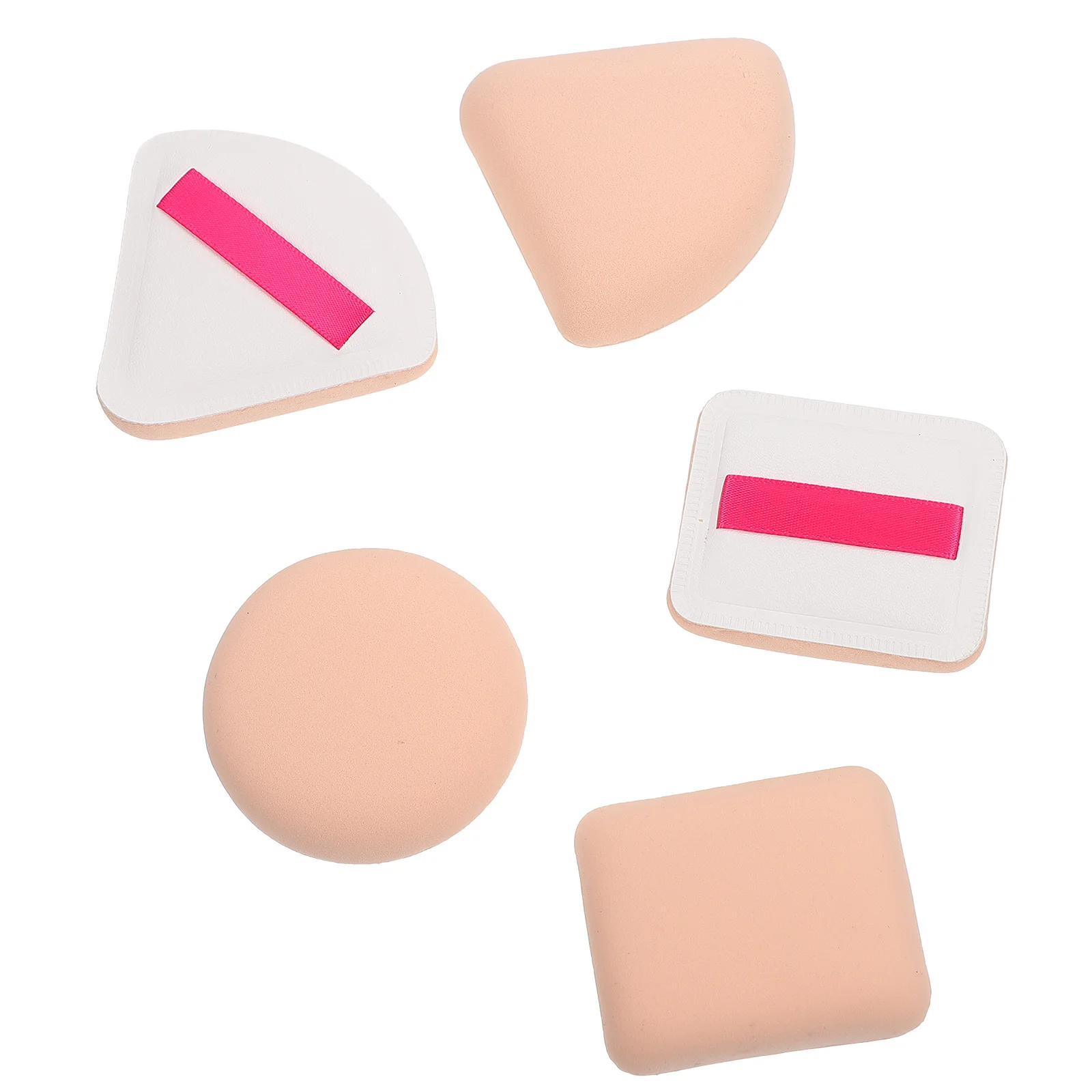 

6pcs Puff Makeup Sponge Powder Loose Beauty Tools High Quality Material Wet Dry Use Foundation Cream Blush