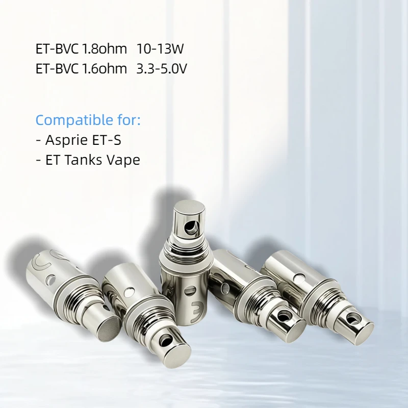 5/10/20 ET BVC Vape 1.6/1.8ohm Aspre ET-S ET Vape Mesh Coil replacement coil for coils & atomizers - gallery image 2