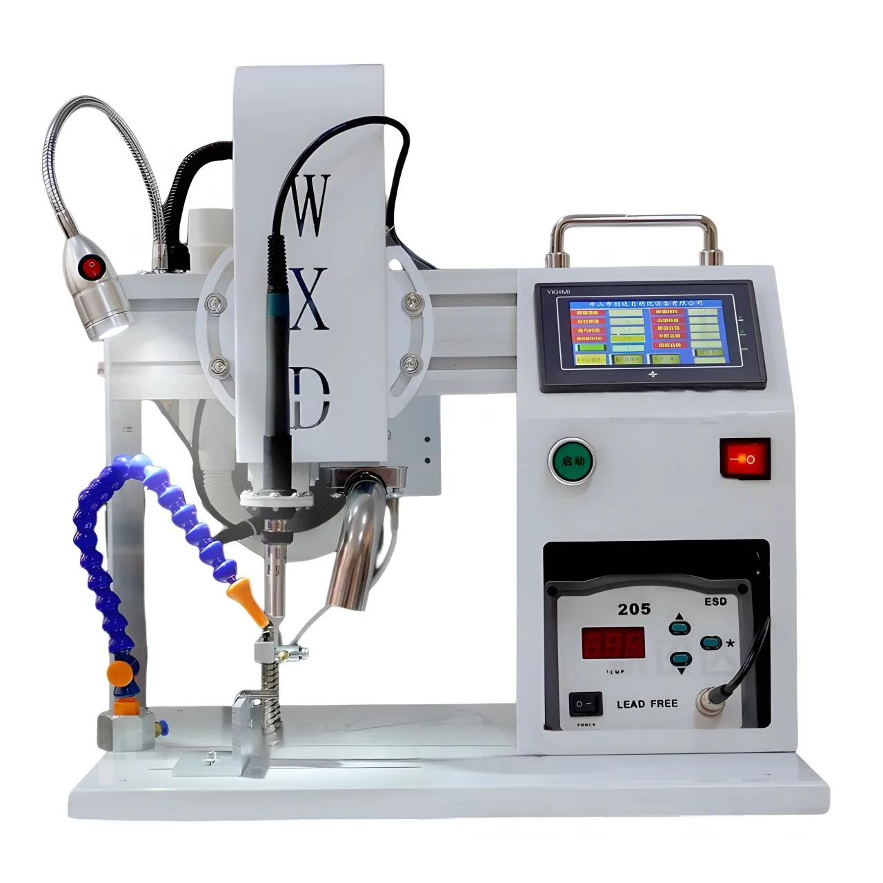 WXD-110H آلة لحام نصف أوتوماتيكية معدات لحام لوحة دوائر ملحومة