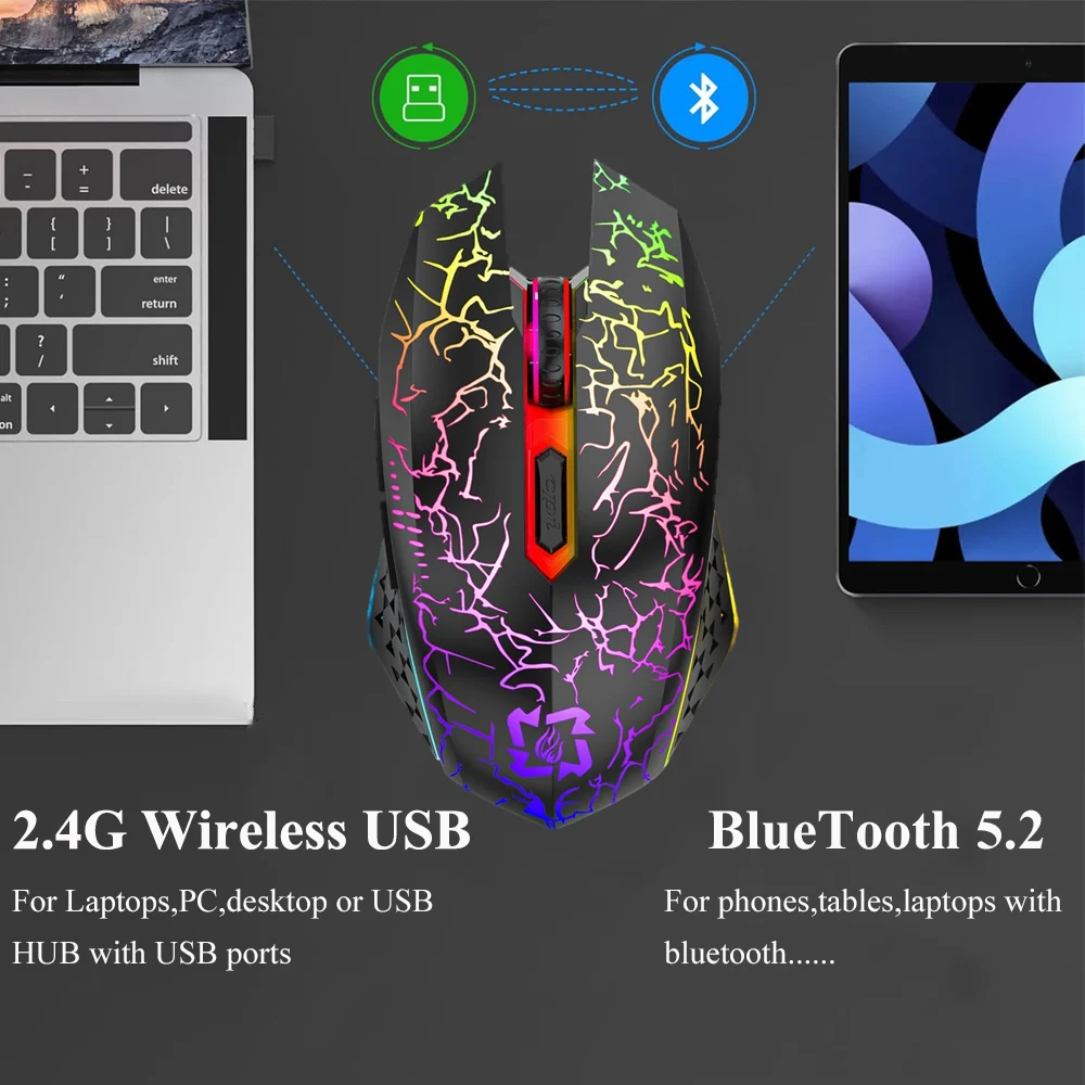 ماوس بلوتوث لاسلكي من KEBIDUME - مراجعة Mini Wireless Mouse وسعره