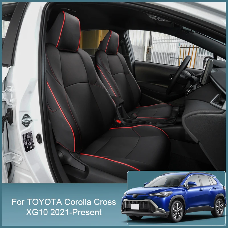 

Car Cover For Toyota Corolla Cross XG10 Hybrid Hatchback Touring 2021-2025 Leather Surrounding Seat Cushion Waterproof Accessory