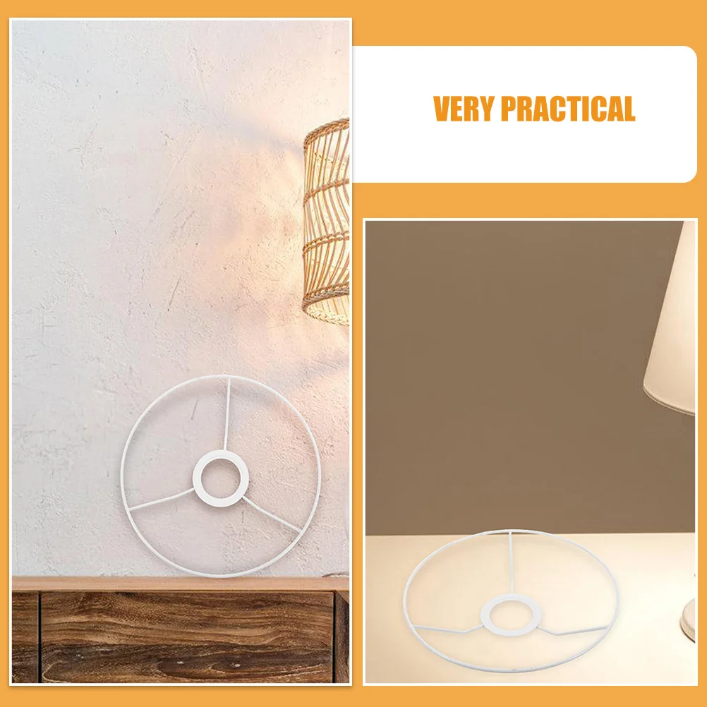 

Vintage Lamp Shade Frame Round Metal Lamp Hoop E27 Base For Diy Table Floor Pendant Lights Home Decor Lampshade Holder