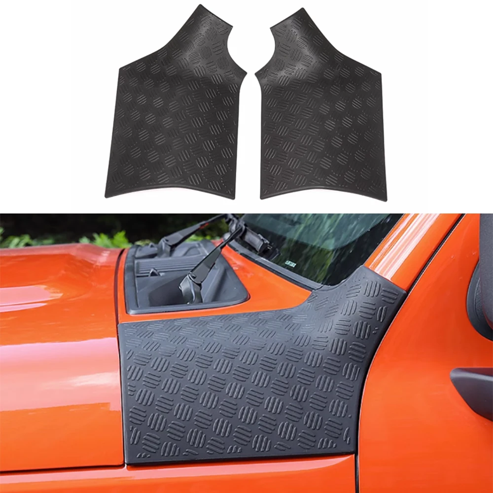 2pcs ABS Car Cowl Body Armor Hood Cover Guard Protector Sticker For Tank 300 2021-2024 Car Styling Accessories