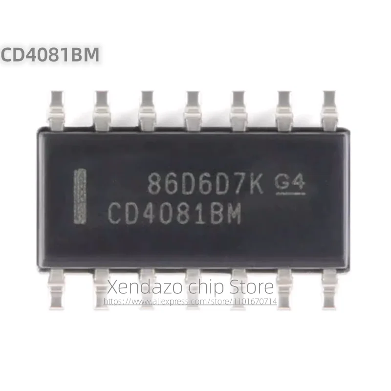 10pcs/lot CD4081BM96 CD4081BM SOP-14 package Original genuine CMOS quad channel 2-input AND gate logic chip